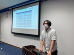 Mr. Horikawa and Ms. Watanabe presented their papers at the SIGSS workshop in Okinawa